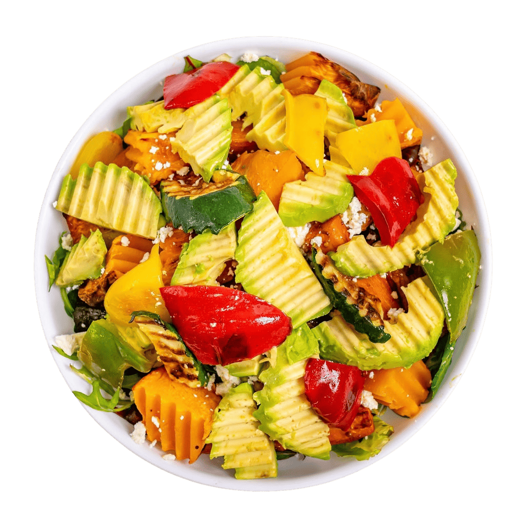 Baked Vegetable with Fetta Salad